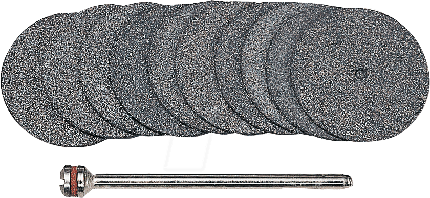 PROXXON 28810 - Minitrennscheibensatz, 22 mm, 0,7 mm, Korundgebunden, 10-teilig