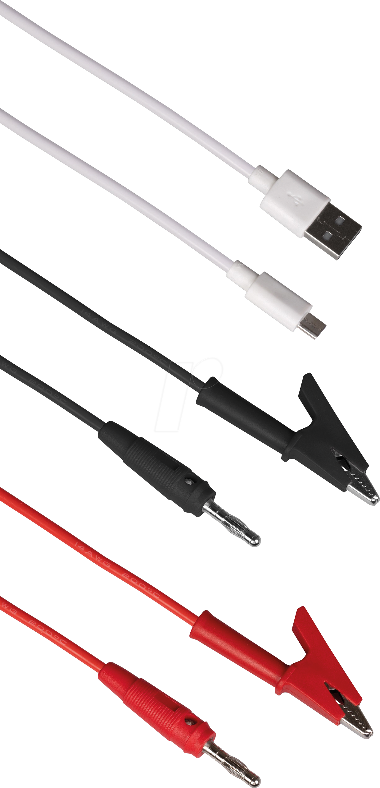 Thumbnail - JOY-IT RD60 CAB - Ladekabel-Set für JOY-IT RD60XX Labornetzteile