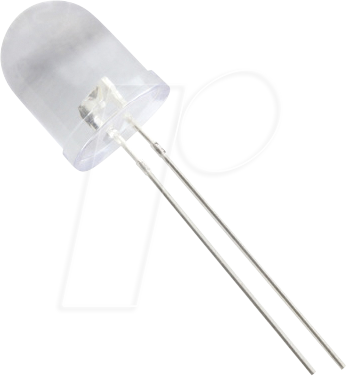 Thumbnail - 10034R1C-CSE-E - LED 10mm, bedrahtet, rot, 9000 mcd, 25°
