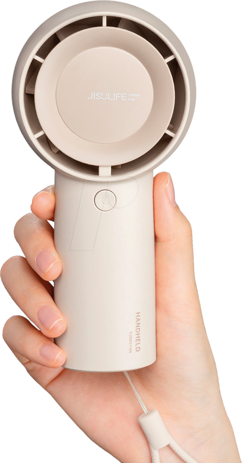 JSL FA43-BROWN - JISULIFE FA43 Turbo Handventilator braun