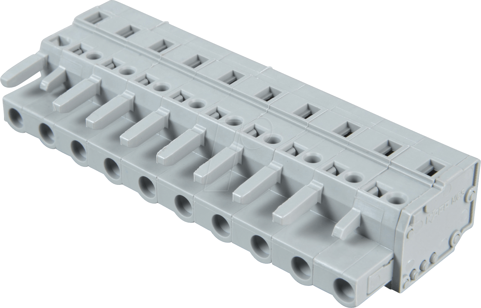 WAGO 231-210 - Federleiste 10-polig, RM 7,5 mm