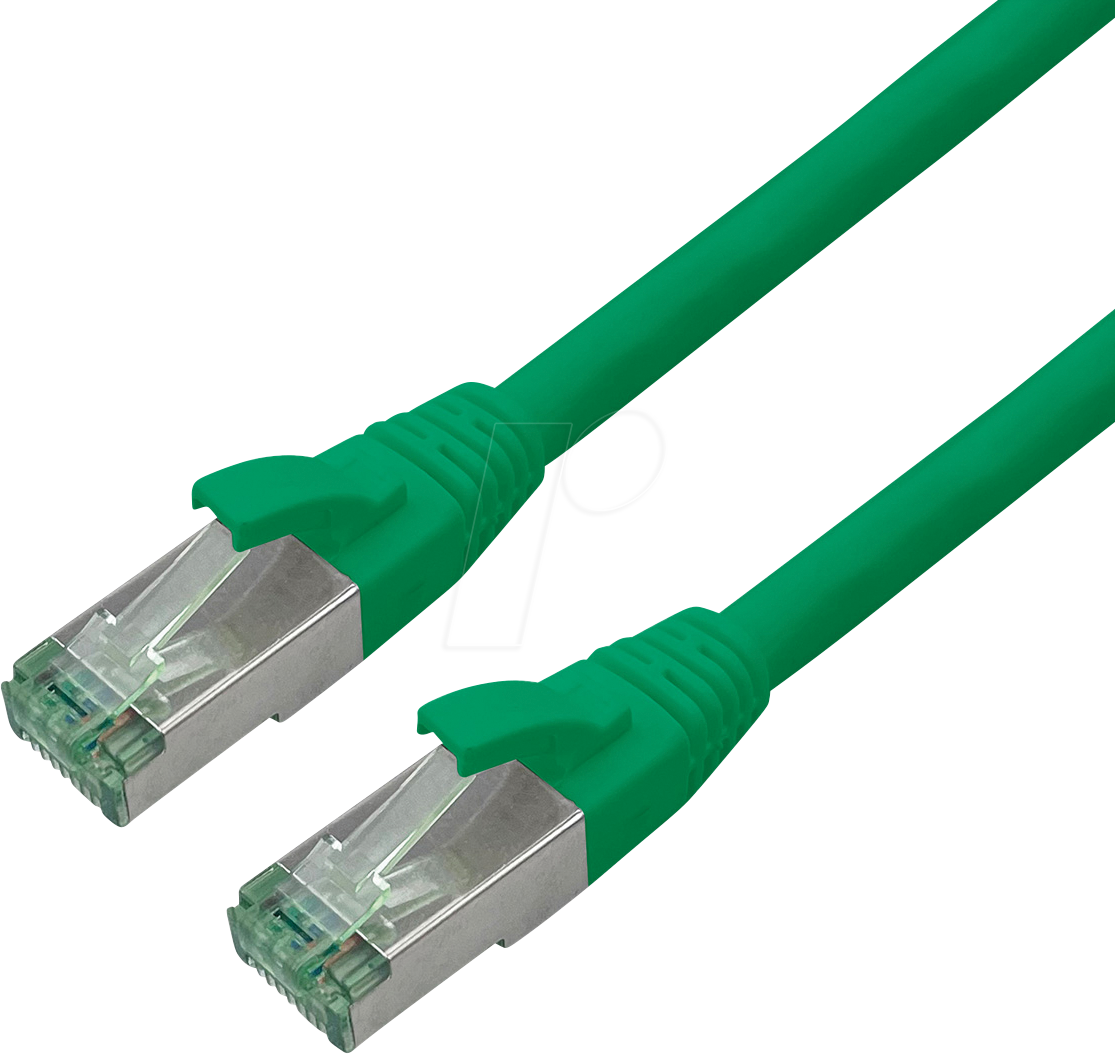 ROLINE 21453273 - Patchkabel Cat.6a S/FTP (PiMF), grün, 0,3 m