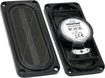 VIS 8051 - Breitbandlautsprecher SC 4.9FL, 4 W, 8 Ohm