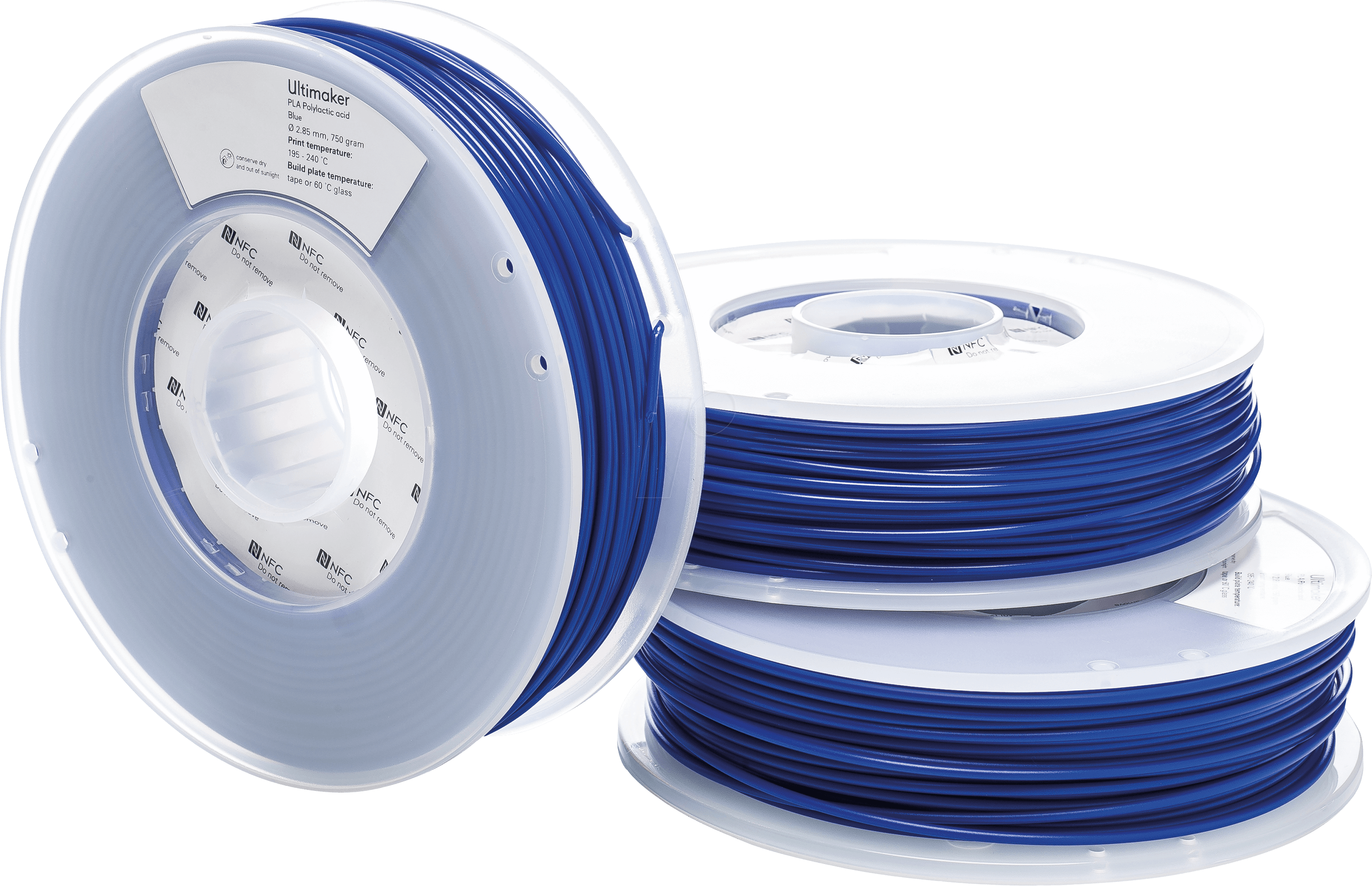 ULTIMAKER 74609 - Filament, PLA, M0751 blau, 750 g