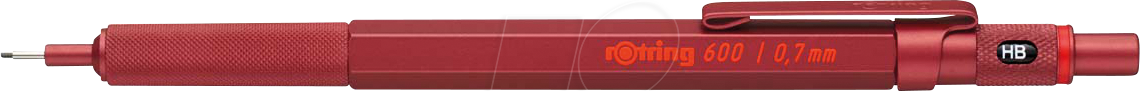 ROTRING 2114265 - rOtring 600 Druckbleistift, 0,7mm, rot