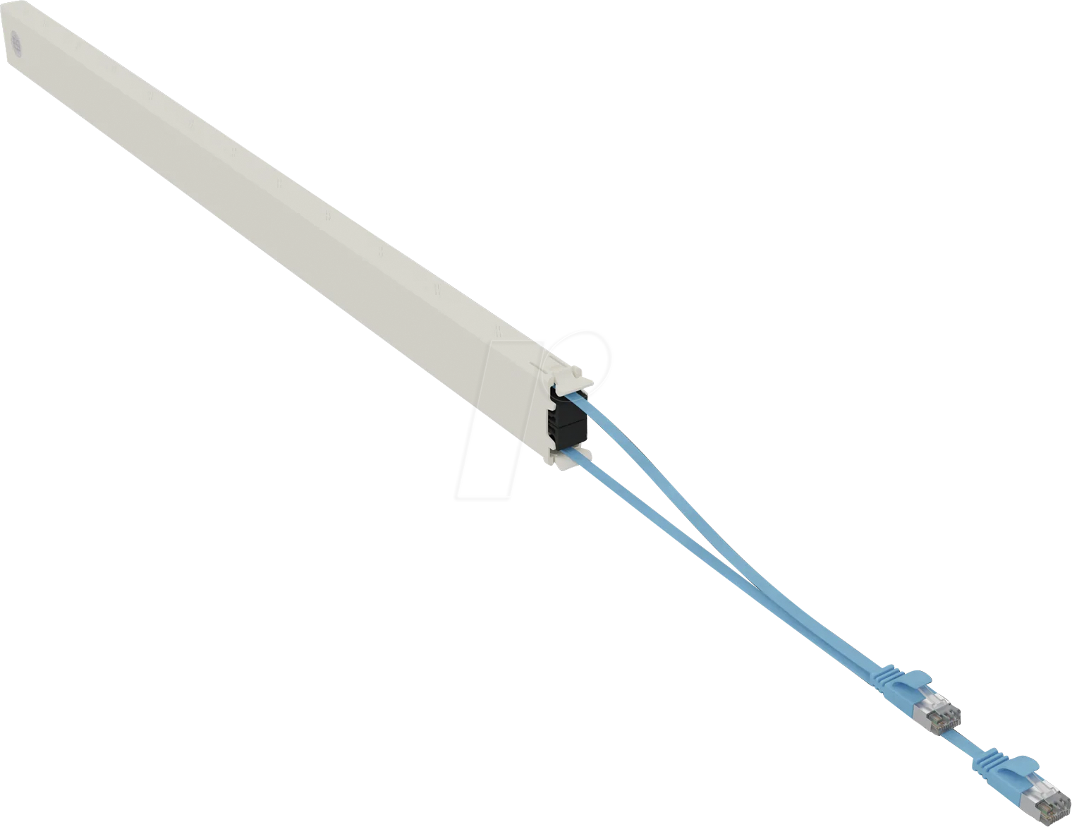 PB CONE46STPBL - Kabelkassette, Cat.6a STP, 2,5 m, blau