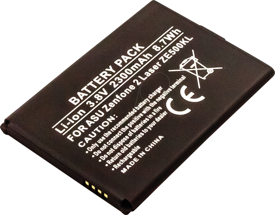 AKKU 31074 - Smartphone-Akku für ASUS-Geräte, Li-Ion, 2300 mAh