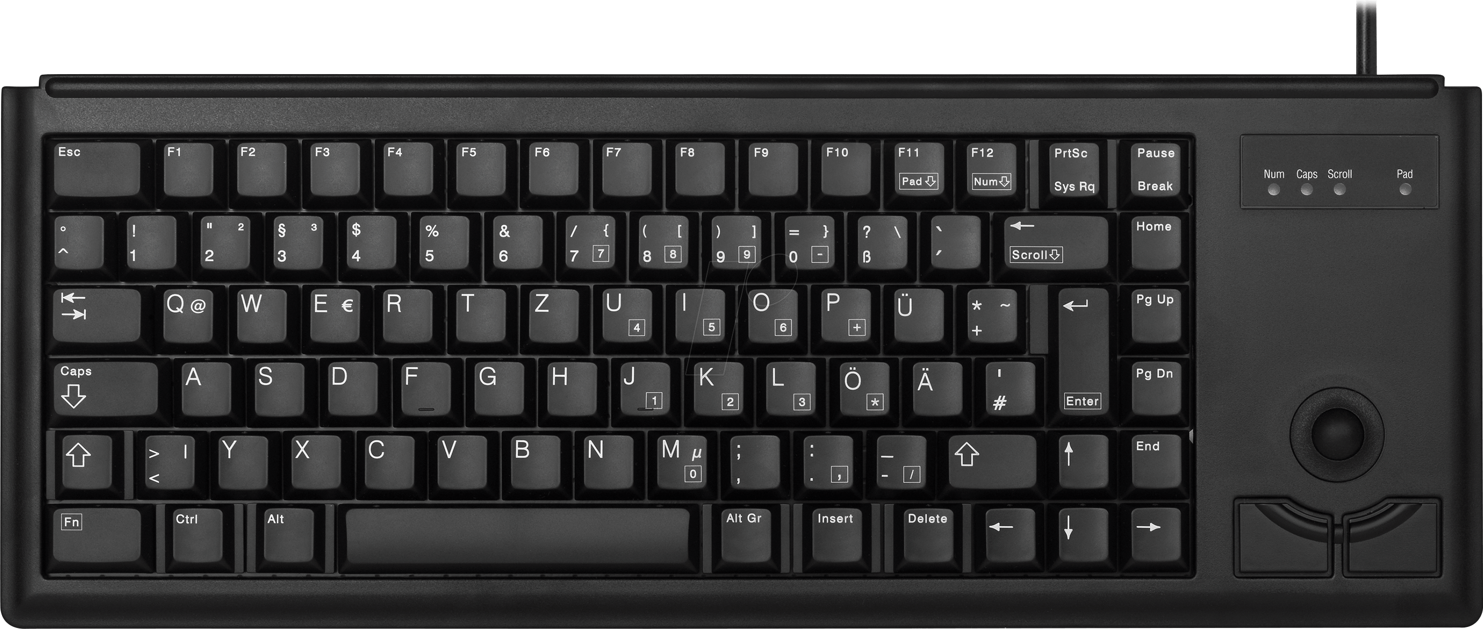 G84-4400LUBFR-2 - Tastatur, mit Trackball, Frankreich
