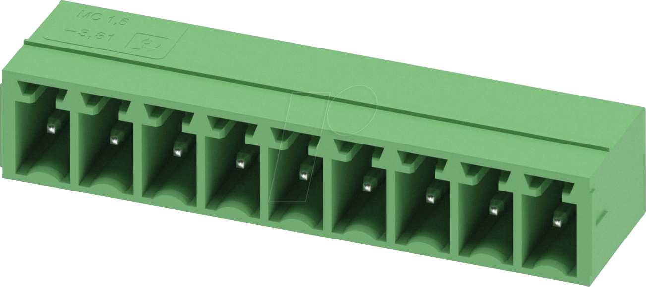 MC 9 G 3,81 - Leiterplatten-Grundleiste, 9-polig, 3,81 mm