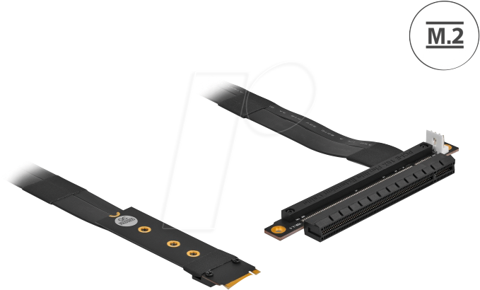 DELOCK 64133 - Konverter M.2 Key M > PCIe x16, 20 cm