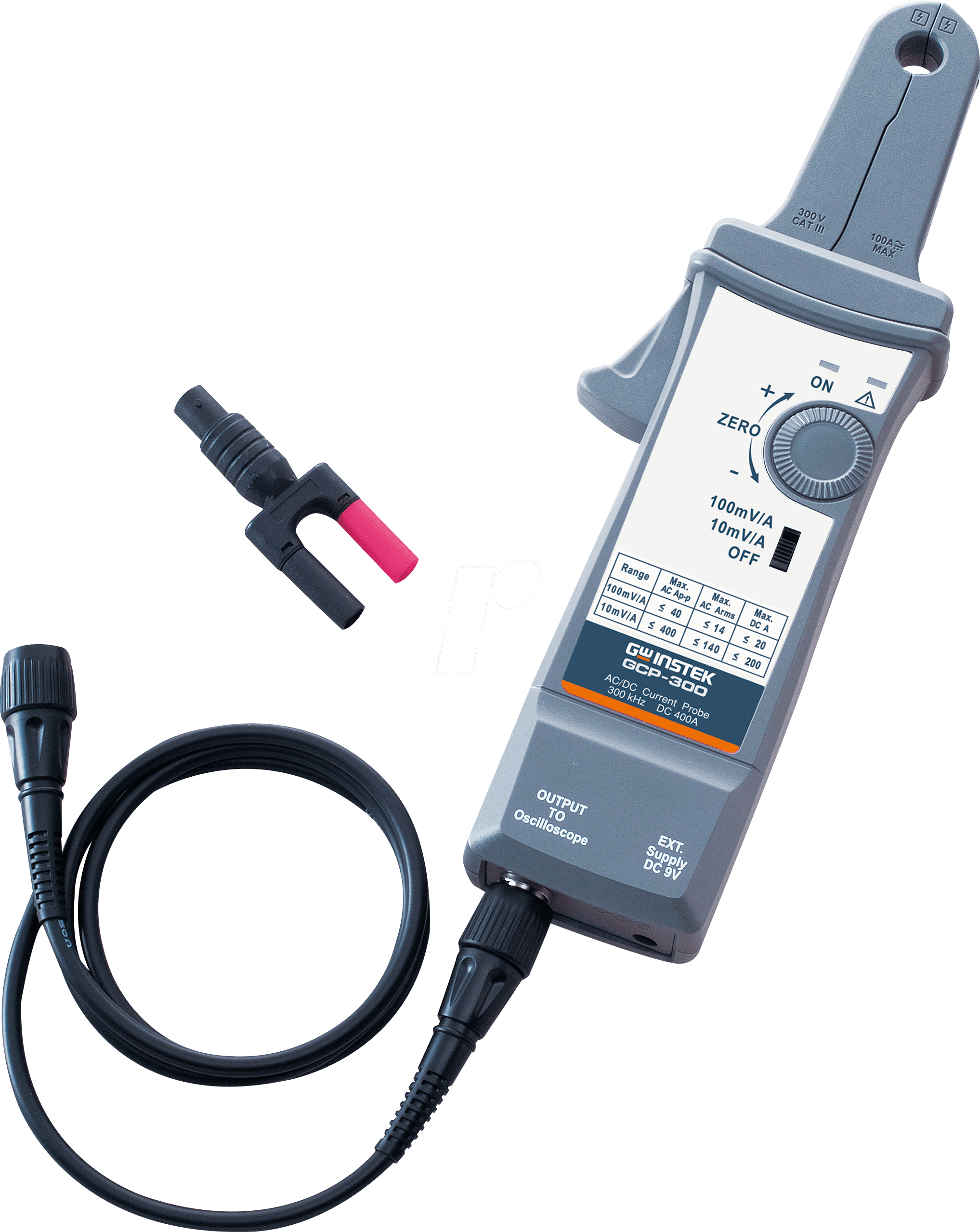 Thumbnail - GCP-300 - Tastkopf, 300 kHz, 200 A, Zangenadapter