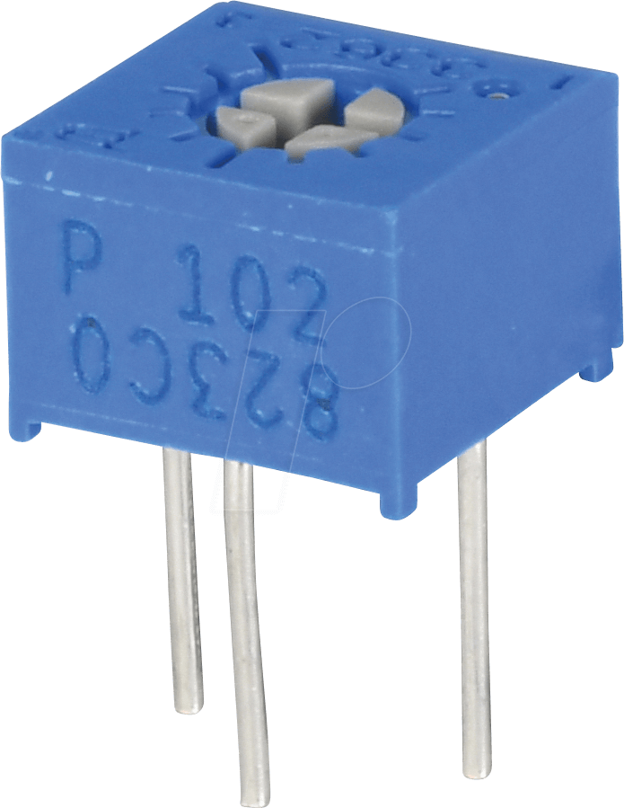 BOU 3362P-1-504 - Spindeltrimmer, 500 kOhm, linear