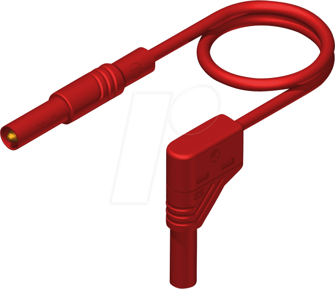 MLSS WG 100-1 RT - Silikon-Messleitung, 1,0 mm², 1,0 m, rot, gesichert