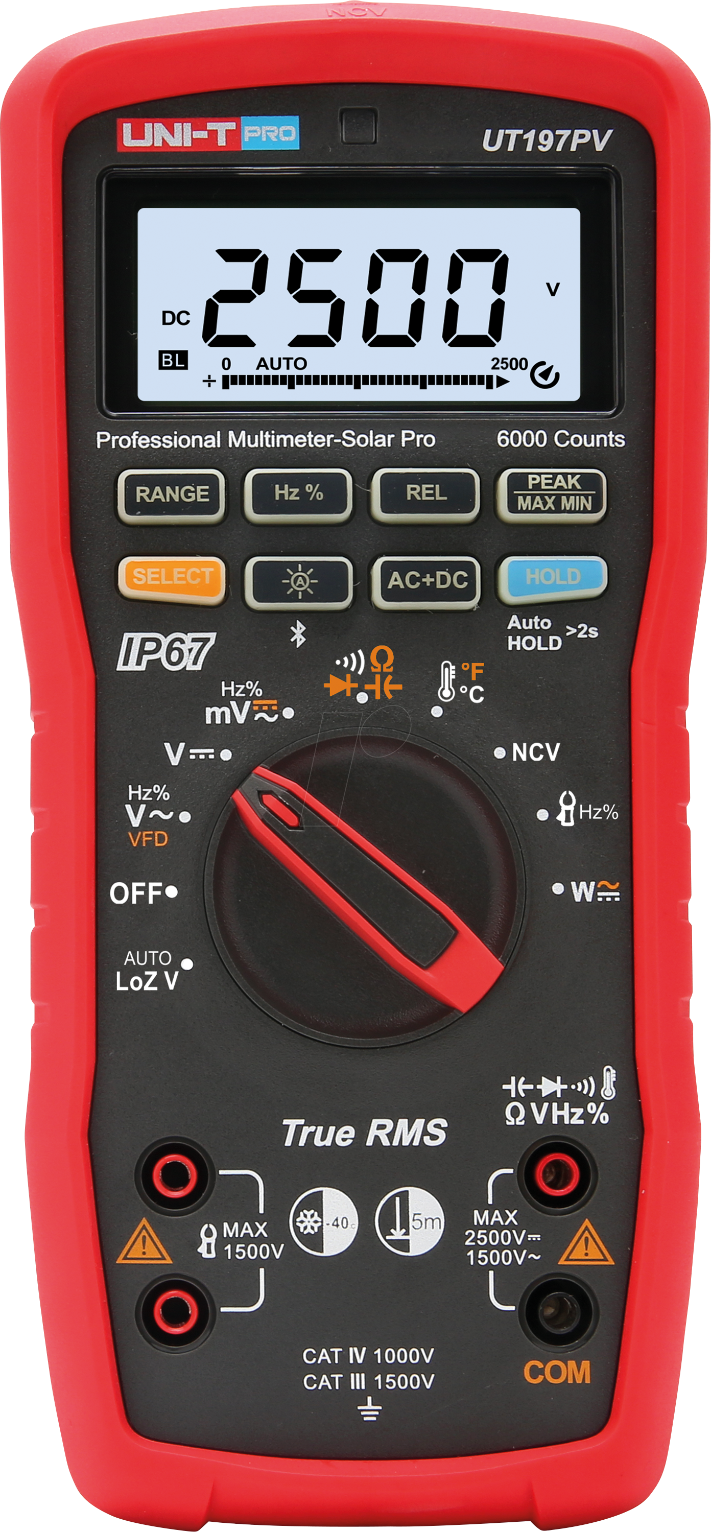 UT 197PV - Multimeter, digital, Solar Pro, 60000 counts, TRMS, IP67