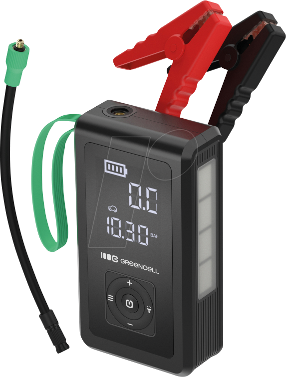 GC CJSGC03 - Mobiler Kompressor, 10,3 bar, Powerbank, Taschenlampe, PowerBoos