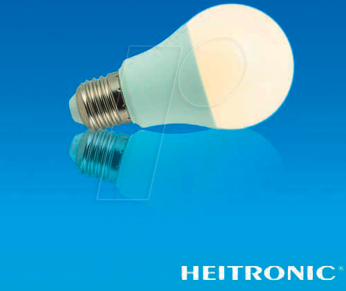 HEIT 15041 - LED-Lampe E27, 10 W, 806 lm, 3000 K, flackerfrei