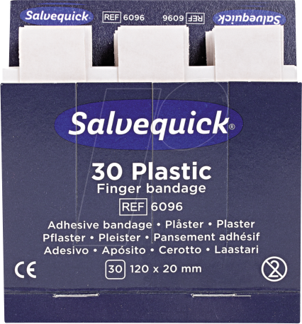 SNG 1009296 - Salvequick Fingerverband, wasserfest, 30 Stück