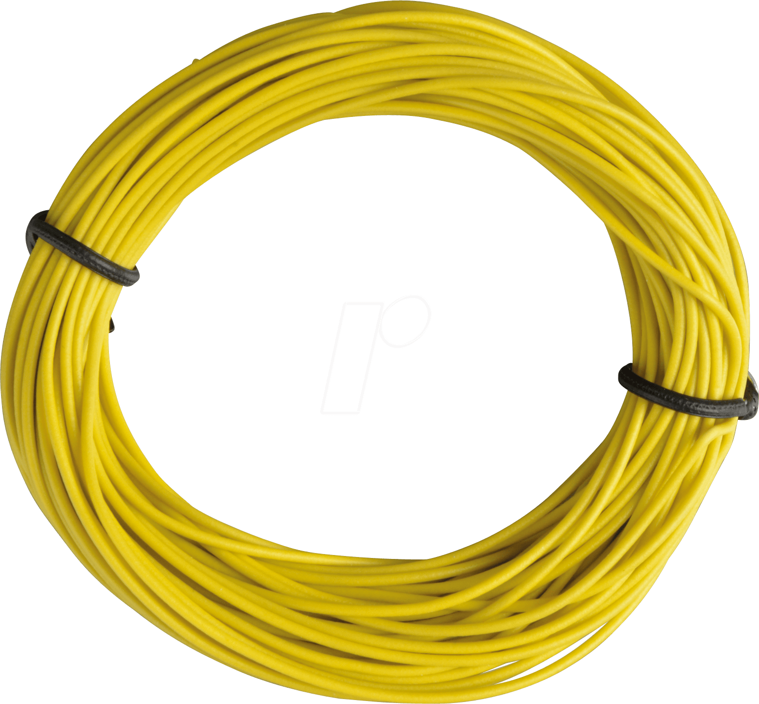LITZE GE - Kupferlitze isoliert, 10 m, 1 x 0,14 mm², gelb