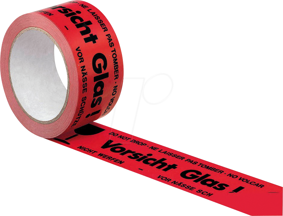 SUPRA GLAS - Warnklebeband Glas, PVC, 66m x 50 mm