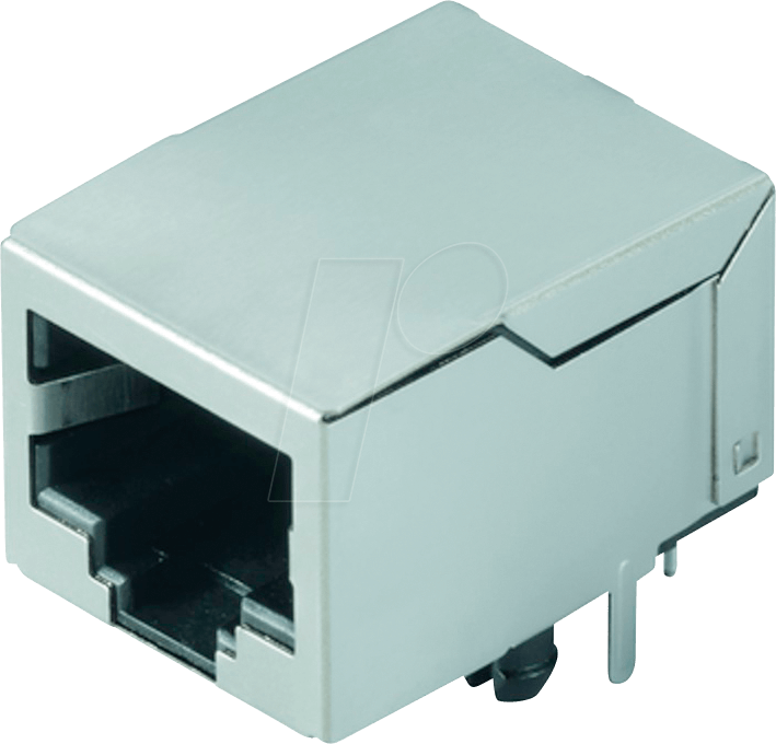 CAT5 T1D 3.2N4N - RJ45 Buchse 90°, THT Cat.5