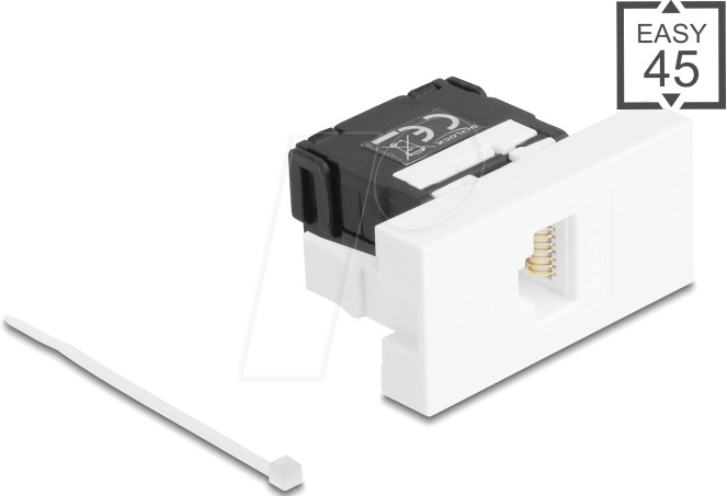 DELOCK 90879 - Easy 45 RJ45 Buchse > LSA Cat.6a