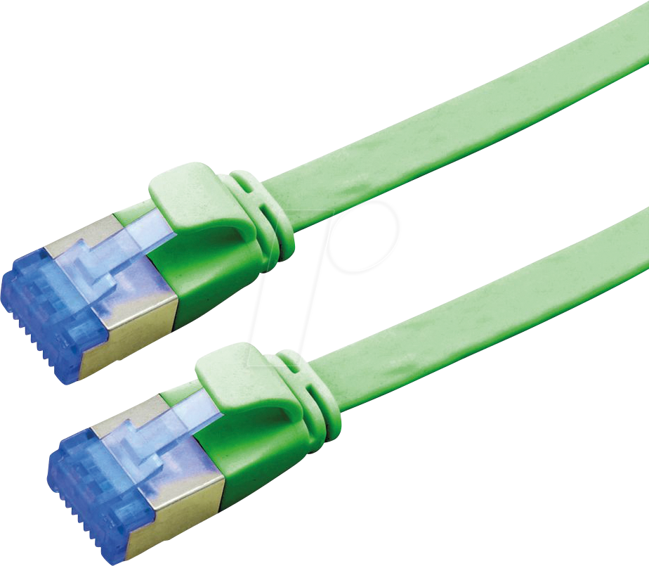 Thumbnail - VALUE 21992145 - Patchkabel Cat.6a, FTP, extra-flach, grün, 5 m