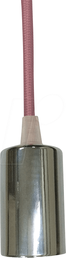 VT-3789 - Hängeleuchte, E27, rund, chrom, pink