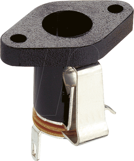 LUM NEB 1 - Einbaukupplung Flansch, Ø außen: 6,6 mm, Ø innen: 1,9 mm