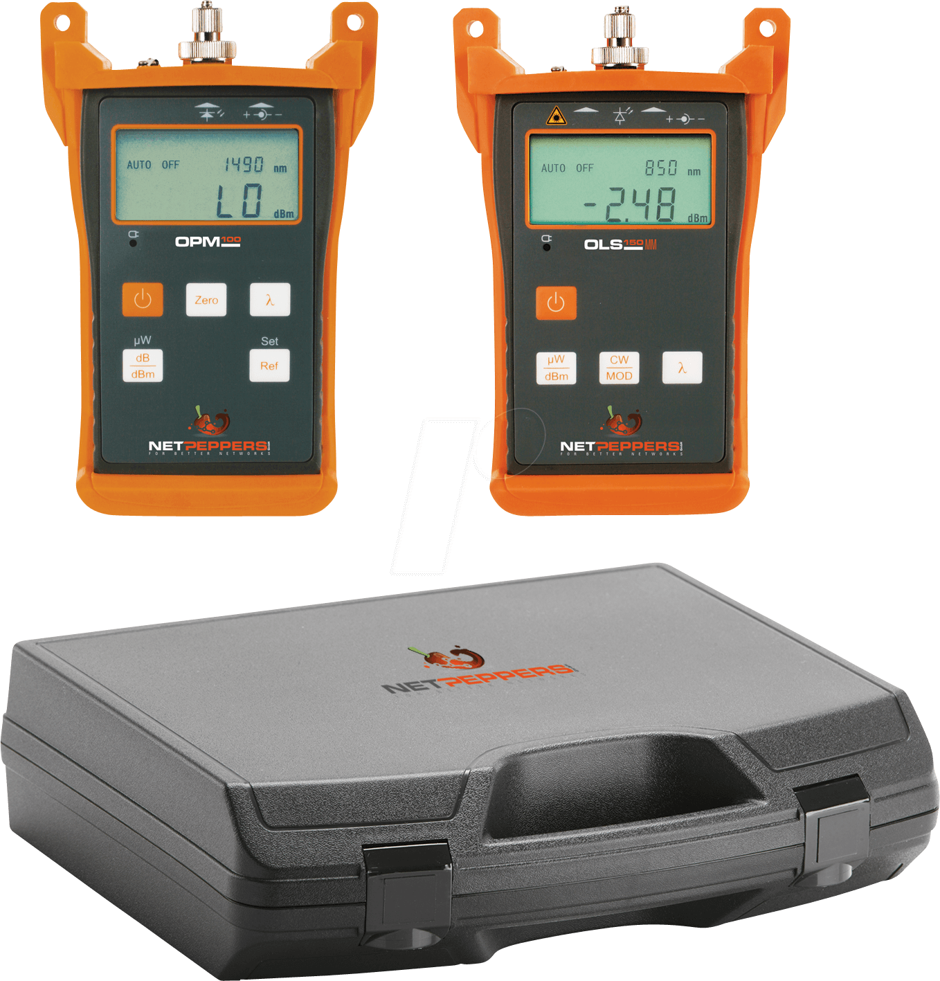 NP OLT100 MM - Glasfaserdämpfungsmesskit für Multimode Glasfaserstrecken