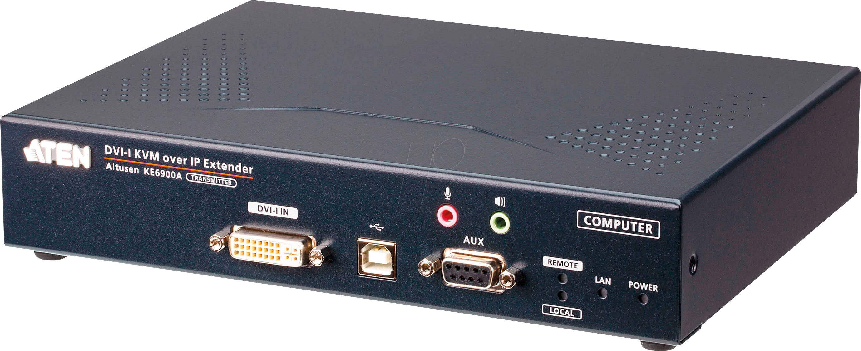 ATEN KE6900AT - KVM Over IP Sender, DVI, SFP, USB, Audio
