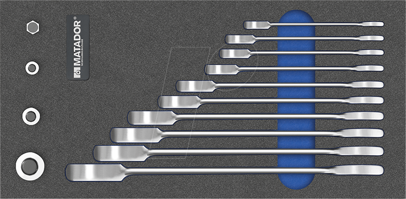 MAT 8164 1183 - Ringratschenschlüsselsatz, 14-teilig