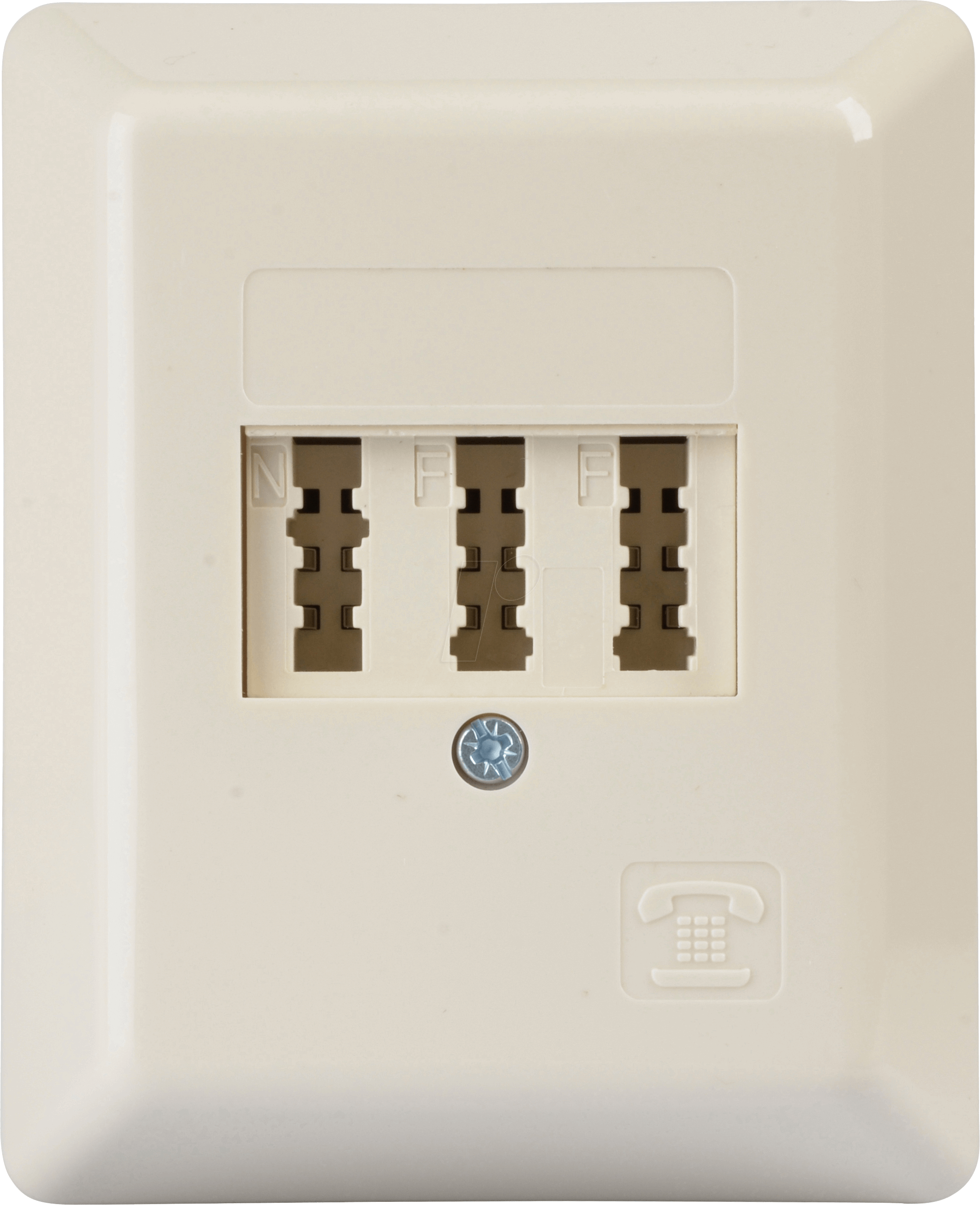 TAE 3X6NFF-AP - TAE Anschlussdose, N/F/F-kodiert, Aufputz