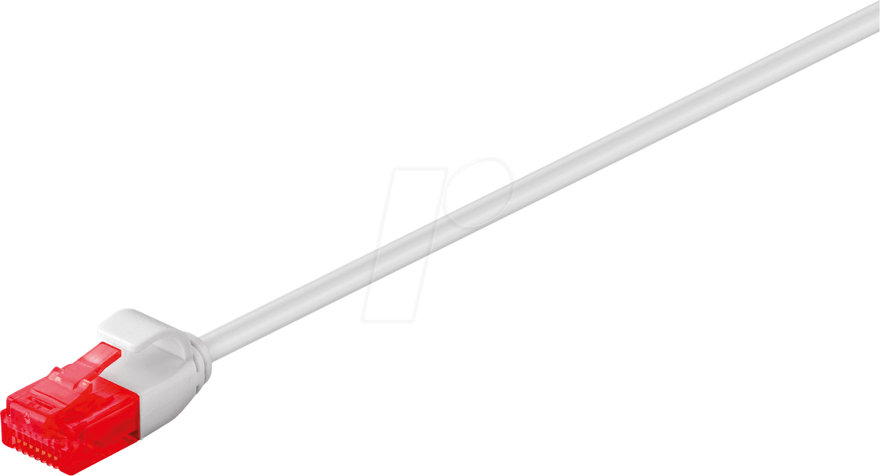 GOOBAY 71545 - Cat.6 Slim-Patchkabel, U/UTP, 0,15 m, grau