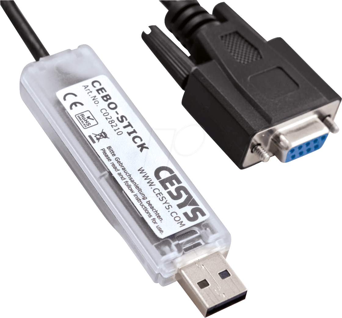 Thumbnail - CEBO STICK - USB-Messwandler CEBO STICK, 4 Kanäle, 12-Bit, USB