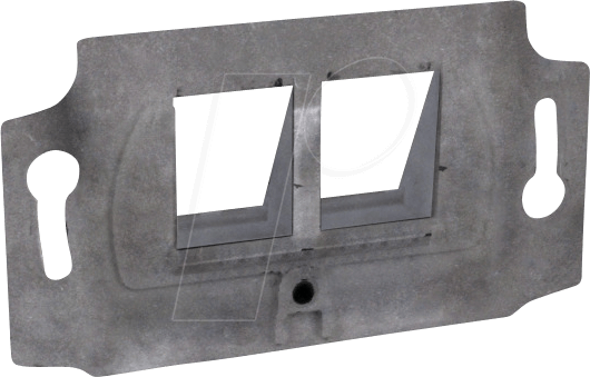 Thumbnail - RJ45 ET25111 - Tragring 2-fach für Keystones, designfähig