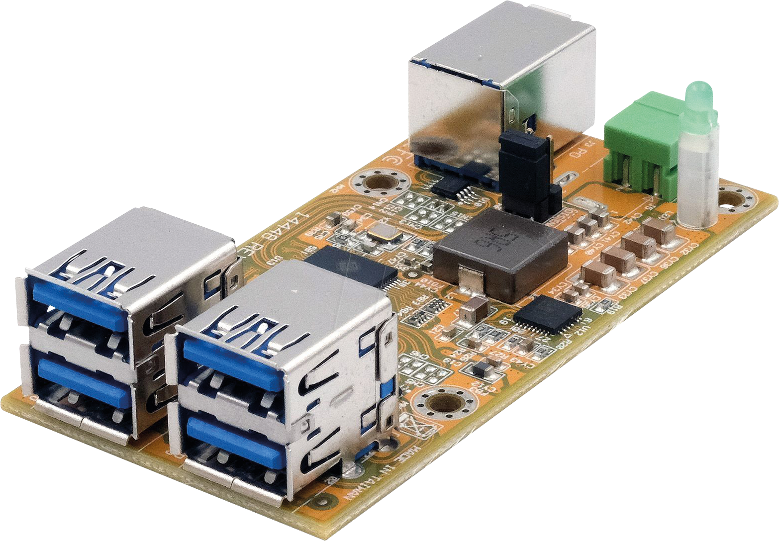 EXSYS 1181HMS-PL - USB 3.2 Gen 1 4-Port HUB-Platine, 15kV ESD