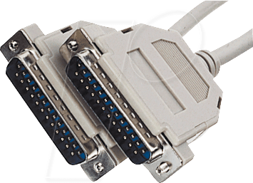 AK 402 SC - D-SUB Kabel, 1:1, 25-pol., Stecker/Stecker, 5m