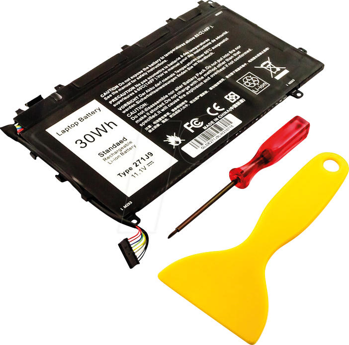 AKKU 54024 - Notebook-Akku für Dell, Li-Po, 2700 mAh