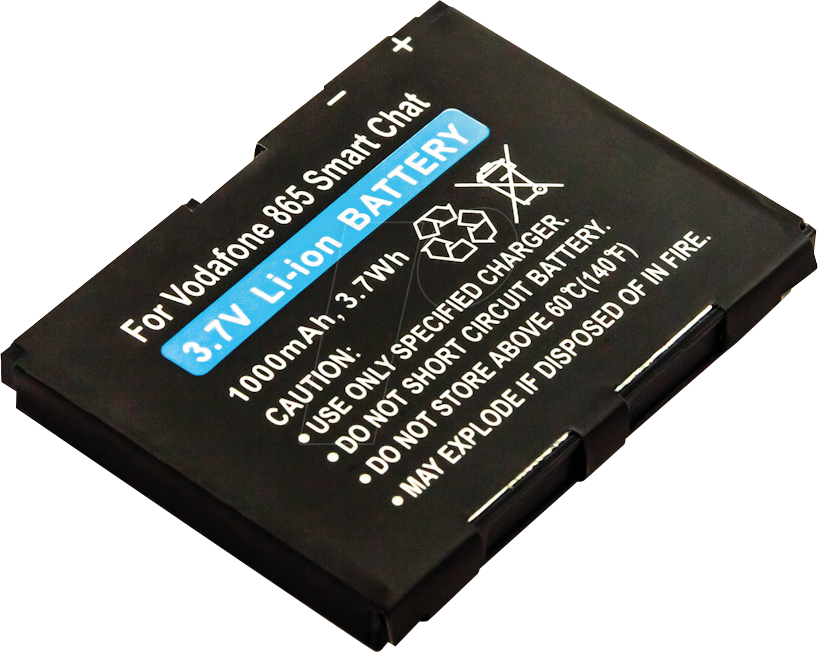 AKKU 10209 - Smartphone-Akku für Vodafone-Geräte, Li-Ion, 1000 mAh
