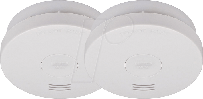 BRE 1290050002 - Rauchmelder, 2er Pack