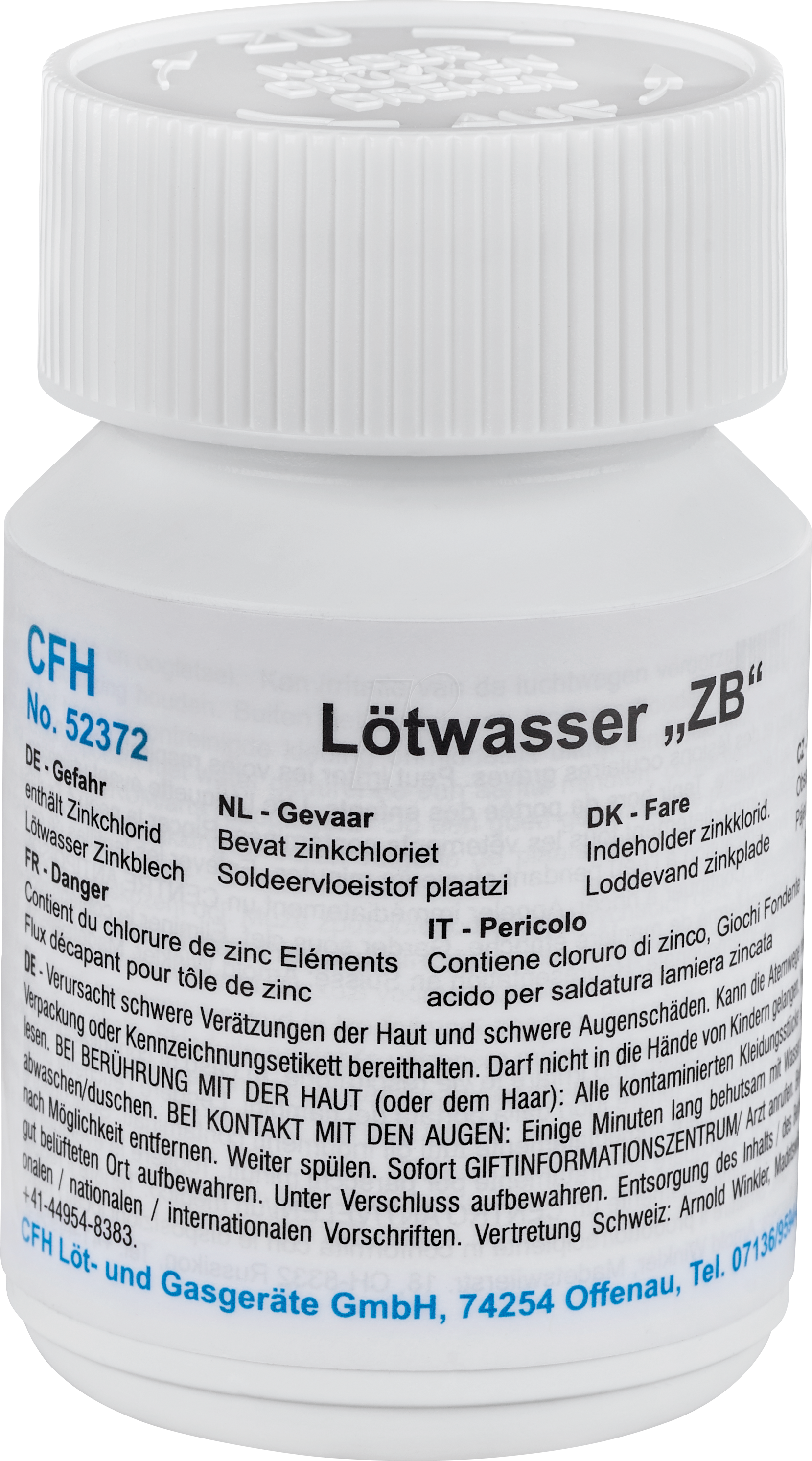 CFH 52372 - Lötwasser LWZ 372 100 g Zinkblech