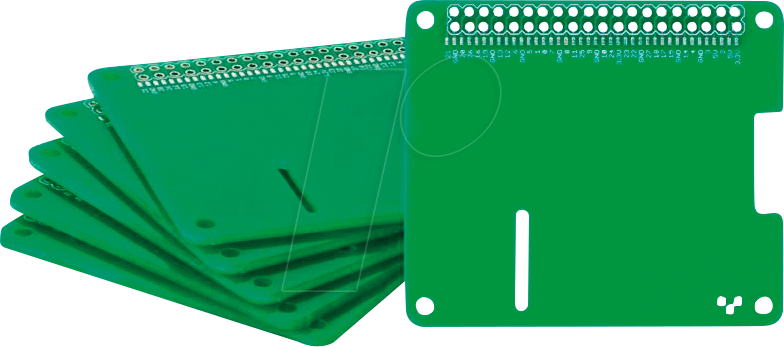 VOLTERA 1000082 - Voltera Leiterplatten (PCB), Raspberry Pi B+ Templates