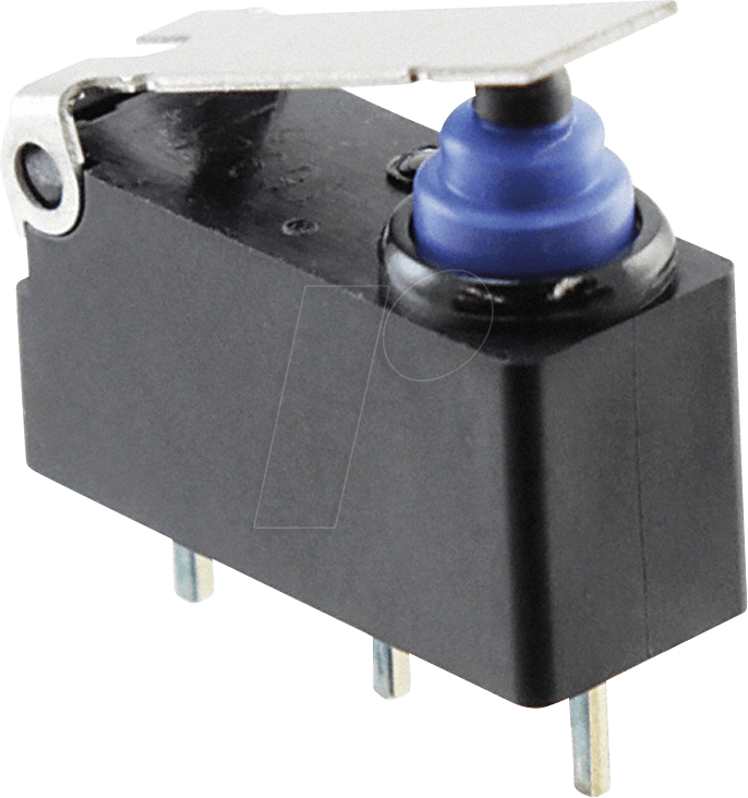 D2AW-A063D R - Subminiatur Mikroschalter, 1 Schliesser (NO), Flachhebel