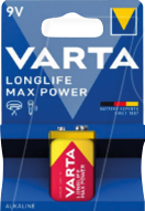VAR LLMP 9V 1X - Max Power, Alkaline Batterie, 9-V-Block, 1er-Pack