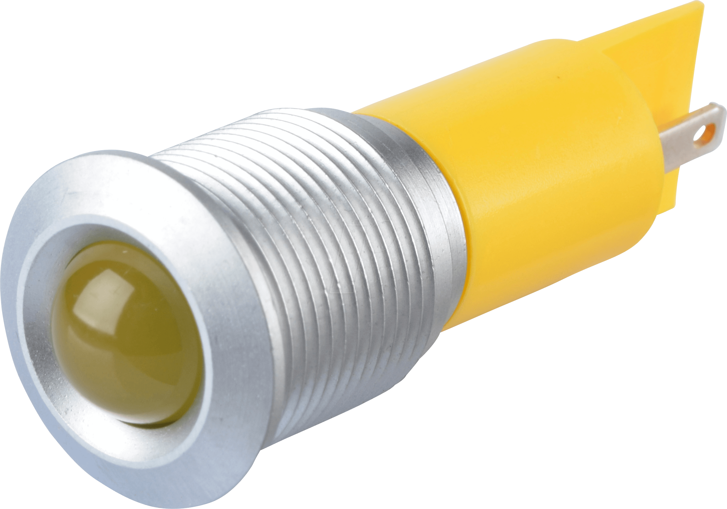 Thumbnail - APM Q16P1G Y220E - LED-Signalleuchte, gelb, 220 V, Ø 16 mm, vorstehend, FASTON