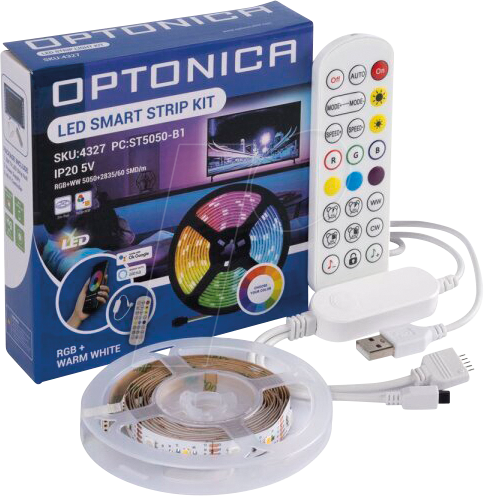 OPT 4327 - LED-Streifen Set, RGB, 2 m, TV-Beleuchtung