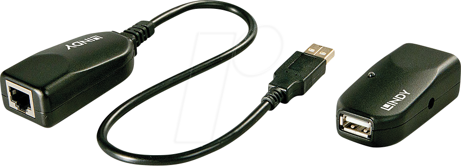 LINDY 42693 - USB 2.0 Extender, USB-A, Cat5e/6, bis 50 m