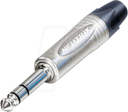 NEUTRIK NP 3X - Klinkenstecker, 6,3 mm, Stereo, 3-pol