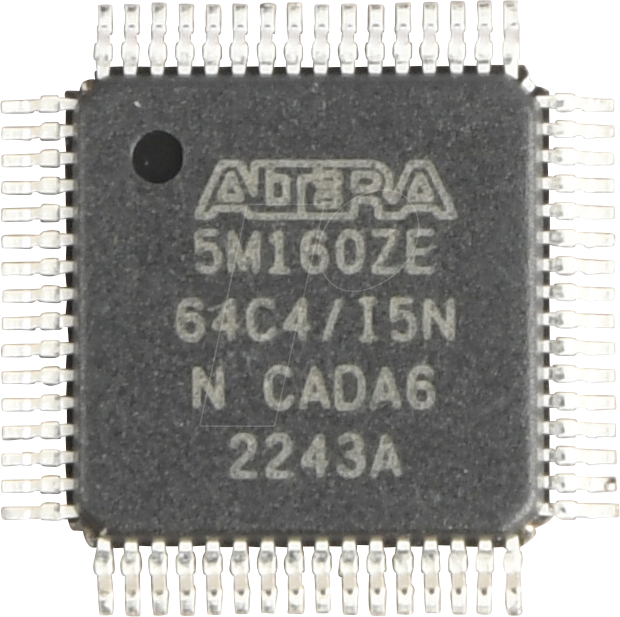 5M160ZE64I5N - CPLD, 128Macro 54I/O 14ns TQFP64