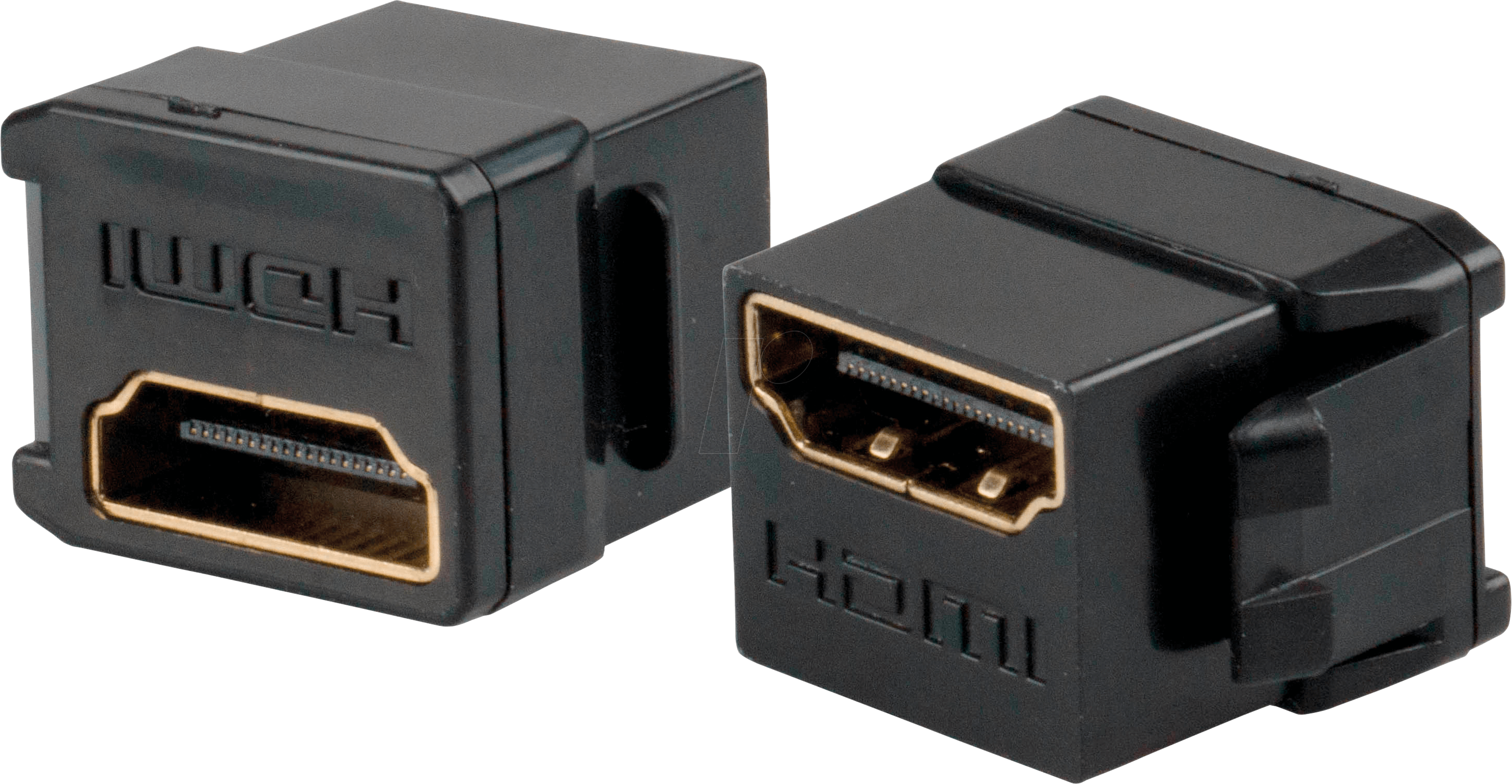 TTL 152911 - Keystone HDMI F/F, ultrakompakte Bauform, schwarz